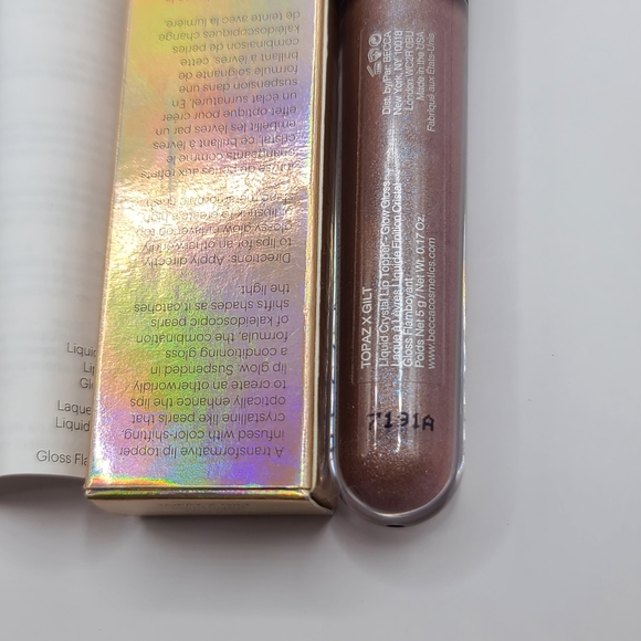 Becca Liquid Crystal Lip Topper Glow Gloss in Topaz X Gilt - Picture 5 of 7